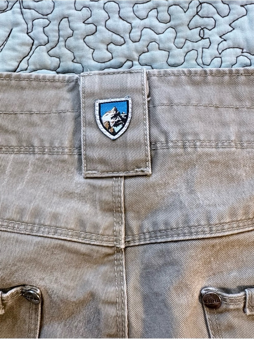 KÜHL RYDR Khaki Utility Hiking Work Pants Articulated Knee Men’s 34x30🧡 - Picture 10 of 12